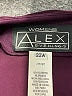 Alex Evenings Burgundy Kimono Size 22 - photo 7