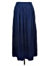 Chico's 100% Polyester Solid Blue Casual Skirt Size M - photo 2