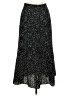 Simlu 100% Polyester Stars Black Casual Skirt Size M - photo 2