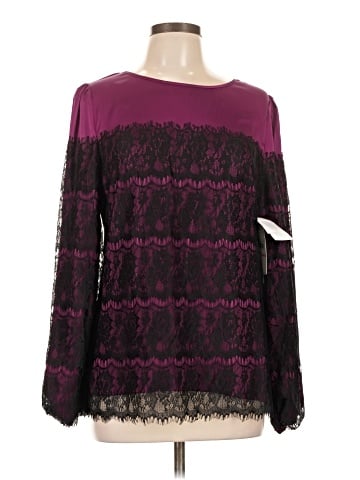 Laundry by Shelli Segal Long Sleeve Blouse (view 1)