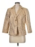 Sigrid Olsen Metallic Gold Silk Blazer Size 8 - photo 1