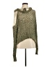 Pol Metallic Green Pullover Sweater Size M - photo 1