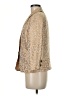 Sigrid Olsen Metallic Gold Silk Blazer Size 8 - photo 5