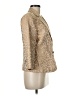 Sigrid Olsen Metallic Gold Silk Blazer Size 8 - photo 4