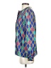 Casual Corner Argyle Blue Long Sleeve Blouse Size 4 - photo 5