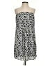 Aqua 100% Polyester Paisley Black Casual Dress Size XS - photo 1