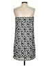 Aqua 100% Polyester Paisley Black Casual Dress Size XS - photo 2