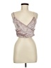 Luna Chix Brown Sleeveless Top Size M - photo 1