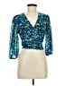 Ganni Blue 3/4 Sleeve Blouse Size EU 38 / US 8 - photo 1