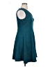 DKNY Solid Teal Cocktail Dress Size 14 - photo 4