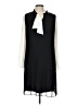 DKNY 100% Polyester Black Casual Dress Size 10 - photo 1