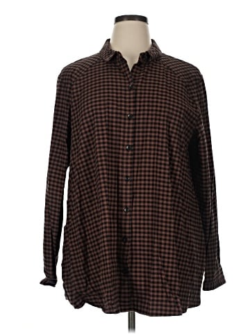 Joan Rivers Long Sleeve Button-Down Shirt (view 1)