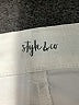 Style&Co Silver Casual Pants Size 12 - photo 7