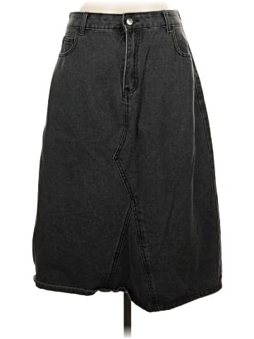 Unbranded Denim Skirt (view 1)