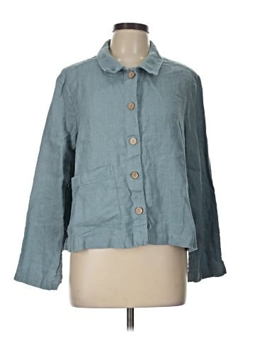 Assorted Brands 3/4 Sleeve Button-Down Shirt (view 1)