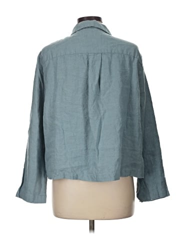 Assorted Brands 3/4 Sleeve Button-Down Shirt (view 2)
