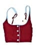 Cupshe Burgundy Swimsuit Top Size XS - photo 1