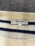 Madewell 100% Cashmere Stripes Ivory Cashmere Pullover Sweater Size M - photo 7