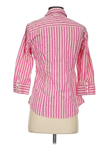 Foxcroft 3/4 Sleeve Button-Down Shirt (view 2)