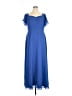 JJ's House 100% Polyester Blue Casual Dress Size 16W - photo 1