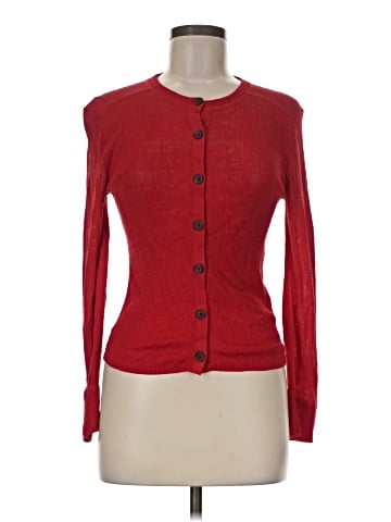 Madewell Linen-Blend Crewneck Cardigan (view 1)