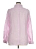 Sigrid Olsen 100% Linen Color Block Pink Long Sleeve Button-Down Shirt Size XL - photo 2