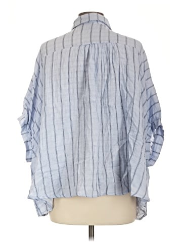 ANNIEWEAR 3/4 Sleeve Button-Down Shirt (view 2)