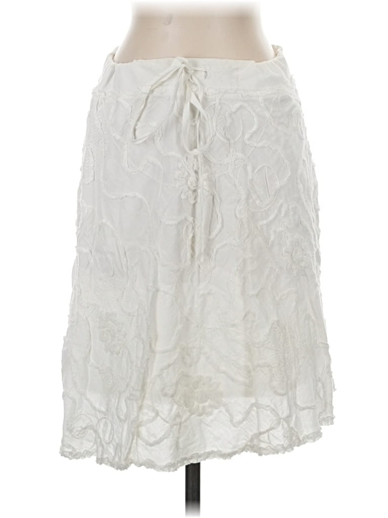 Pre-owned Max Studio Casual Skirt In White