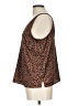 Old Navy 100% Polyester Brown Sleeveless Blouse Size L - photo 5
