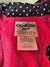 OshKosh B'gosh 100% Polyester Polka Dots Black Coat Size 4 - photo 3