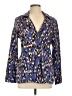 Zozo 100% Cotton Print Blue Blazer Size L - photo 1