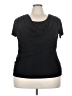 Roz & Ali Black Short Sleeve Top Size 2X - photo 1