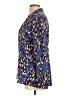 Zozo 100% Cotton Print Blue Blazer Size L - photo 5