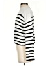 J.Crew 100% Cotton Stripes Silver Turtleneck Sweater Size XXS - photo 5