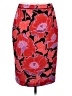 Who What Wear 100% Polyester Print Red Formal Skirt Size 8 - photo 1