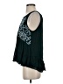 Floreat Floral Teal Sleeveless Blouse Size XS - photo 5