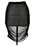 Unbranded Solid Black Formal Skirt Size L - photo 2
