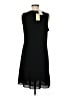 MICHAEL Michael Kors Solid Black Casual Dress Size M - photo 2