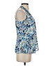 Ann Taylor Blue Sleeveless Blouse Size 4 - photo 4