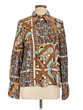 Tory Burch Long Sleeve Silk Top