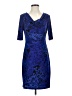 Anne Klein Blue Cocktail Dress Size 4 - photo 1