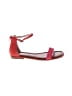 Kelly & Katie Color Block Red Sandals Size 9 1/2 - photo 1