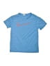 Nike 100% Polyester Blue Short Sleeve T-Shirt Size M (kids) - photo 1