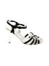 Chanel Stripes Ivory Sandals Size EU 37 - photo 1