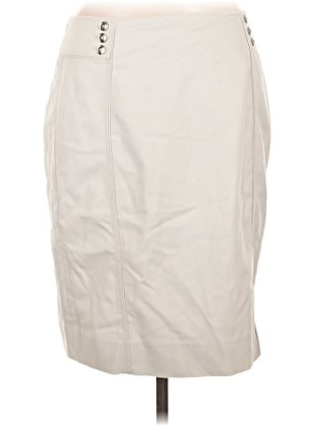 White House Black Market Faux Leather Skirt (view 1)