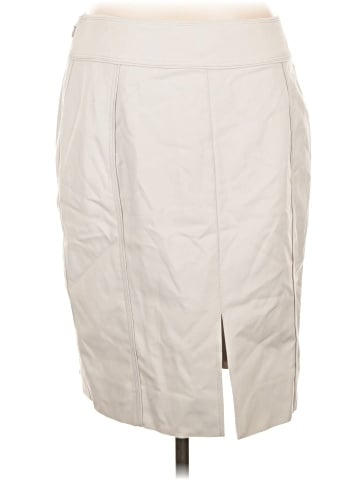 White House Black Market Faux Leather Skirt (view 2)