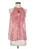 Joie 100% Silk Orange Sleeveless Silk Top Size XS - photo 1