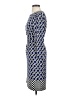 Donna Morgan Print Blue Cocktail Dress Size 2 - photo 5