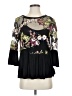 Eri + Ali Floral Black Cardigan Size S - photo 1