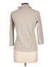 J. McLaughlin 100% Spandex Tan 3/4 Sleeve Top Size L - photo 2